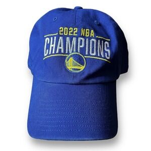 47 Brand Golden State Warriors Cap Mens Blue Adjustable Embroidered Hat OSFM